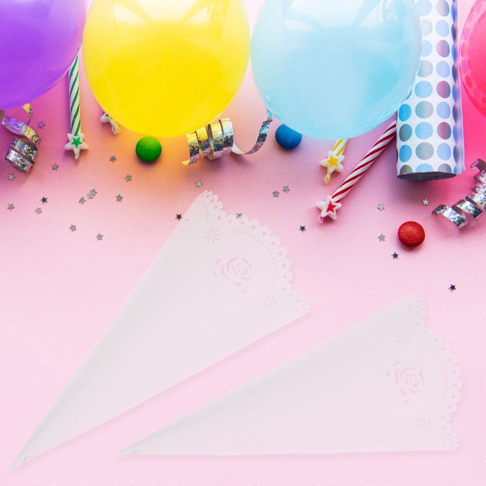 Papercraft Supply Confetti - 20 Pezzi di Portaconfetti Cavi in