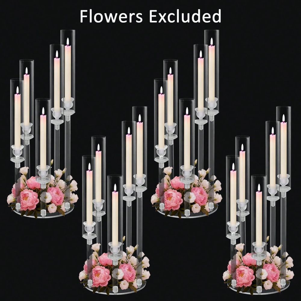 Centerpiece Stick - Candelabro in acrilico a 5 bracci
