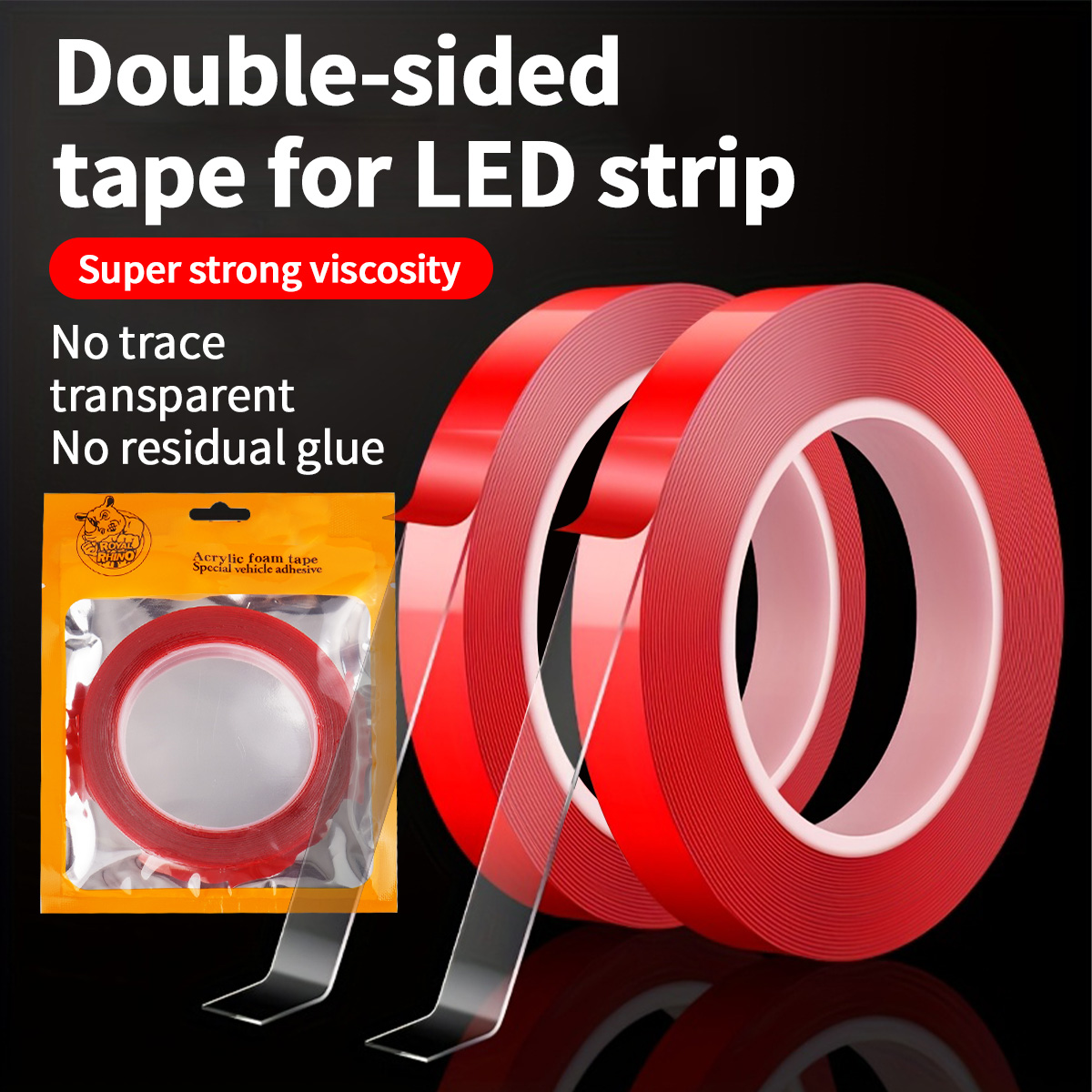 Led Balloon Light - Striscia LED Adesiva, Nastro Biadesivo in