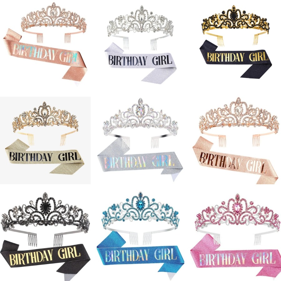 Set da 2 pezzi con corona in c - Birthday Sash Glitter recensione e prezzo