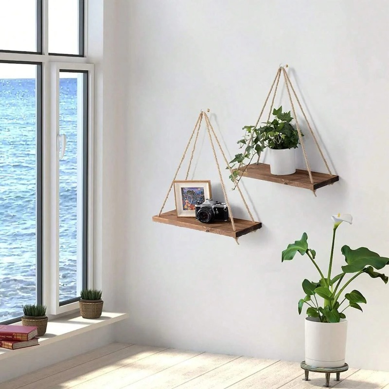 1PC Altalena in legno appesa c - Flower Wall Panel recensione e prezzo