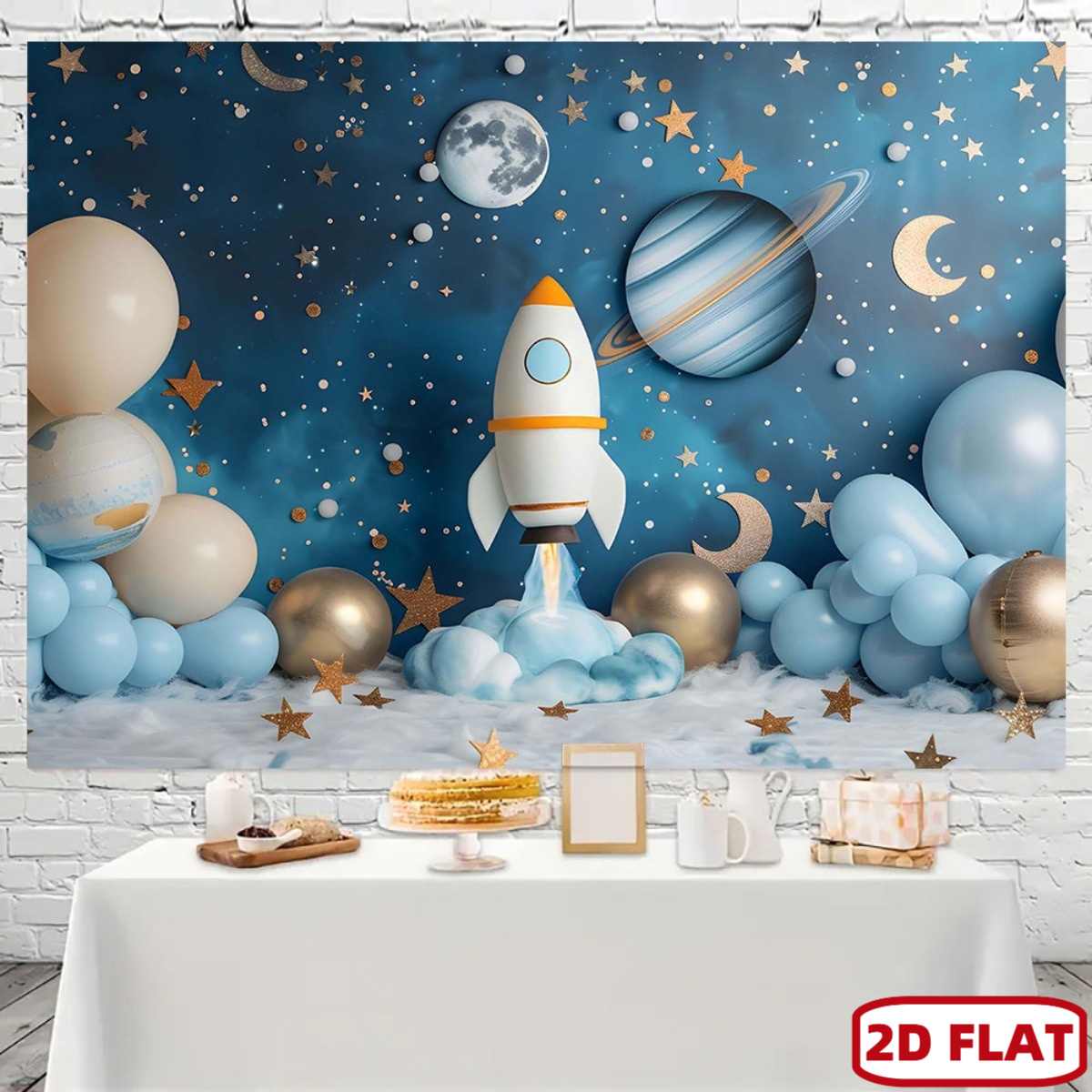 Banner piatto 2D per feste a t - Event Launch Party recensione e prezzo