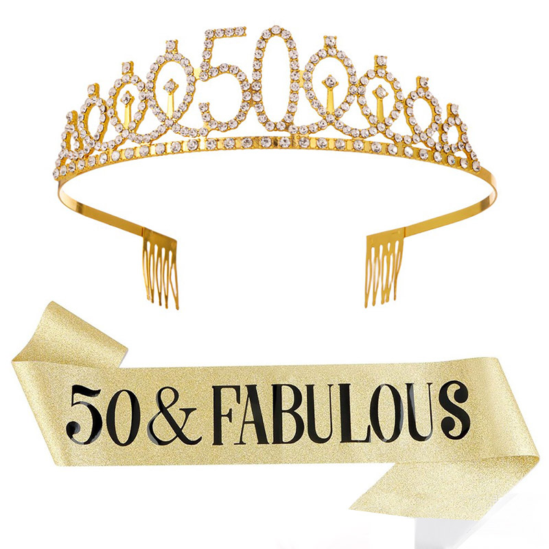 30-50° anniversario di complea - Birthday Sash Glitter recensione e prezzo