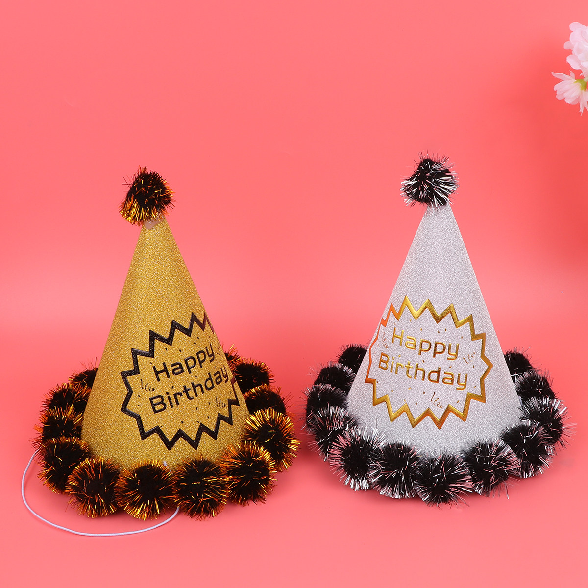 4 cappelli di compleanno glitt - Party Hat Cone recensione e prezzo