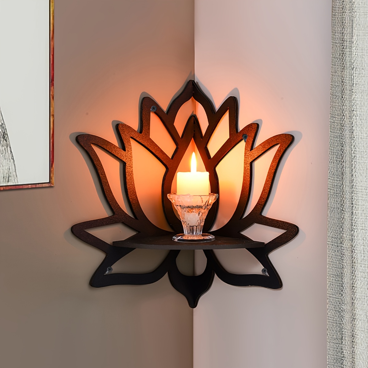 Mensola angolare Lotus Corner, - Flower Wall Panel recensione e prezzo